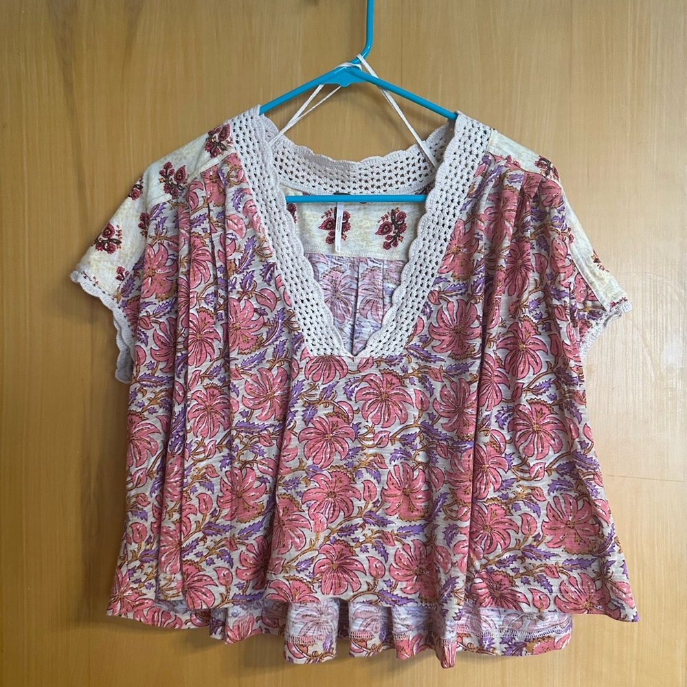 Free People Floral Women's Top